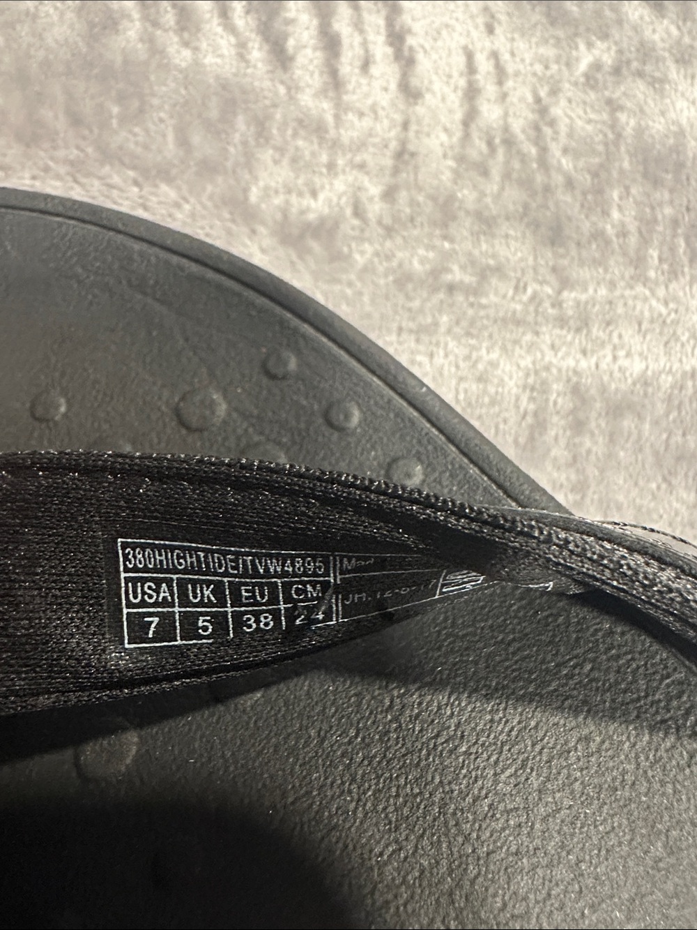Women’s Vionic High Tide Black Casual Flip Flop Sandals Size 7 - Picture 4 of 5